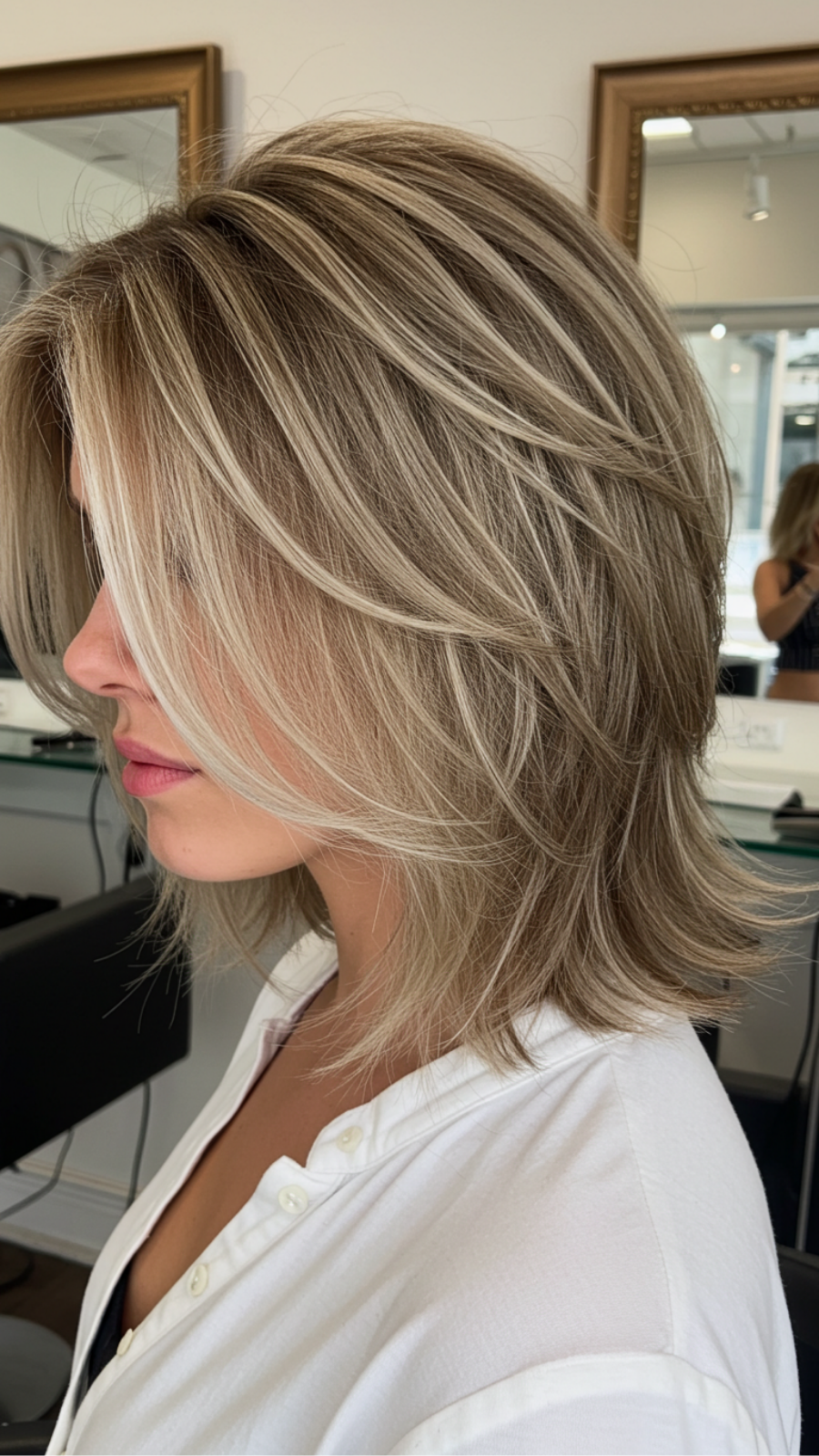 Layered Shag: A Modern Take for Fine Hair with Dimension