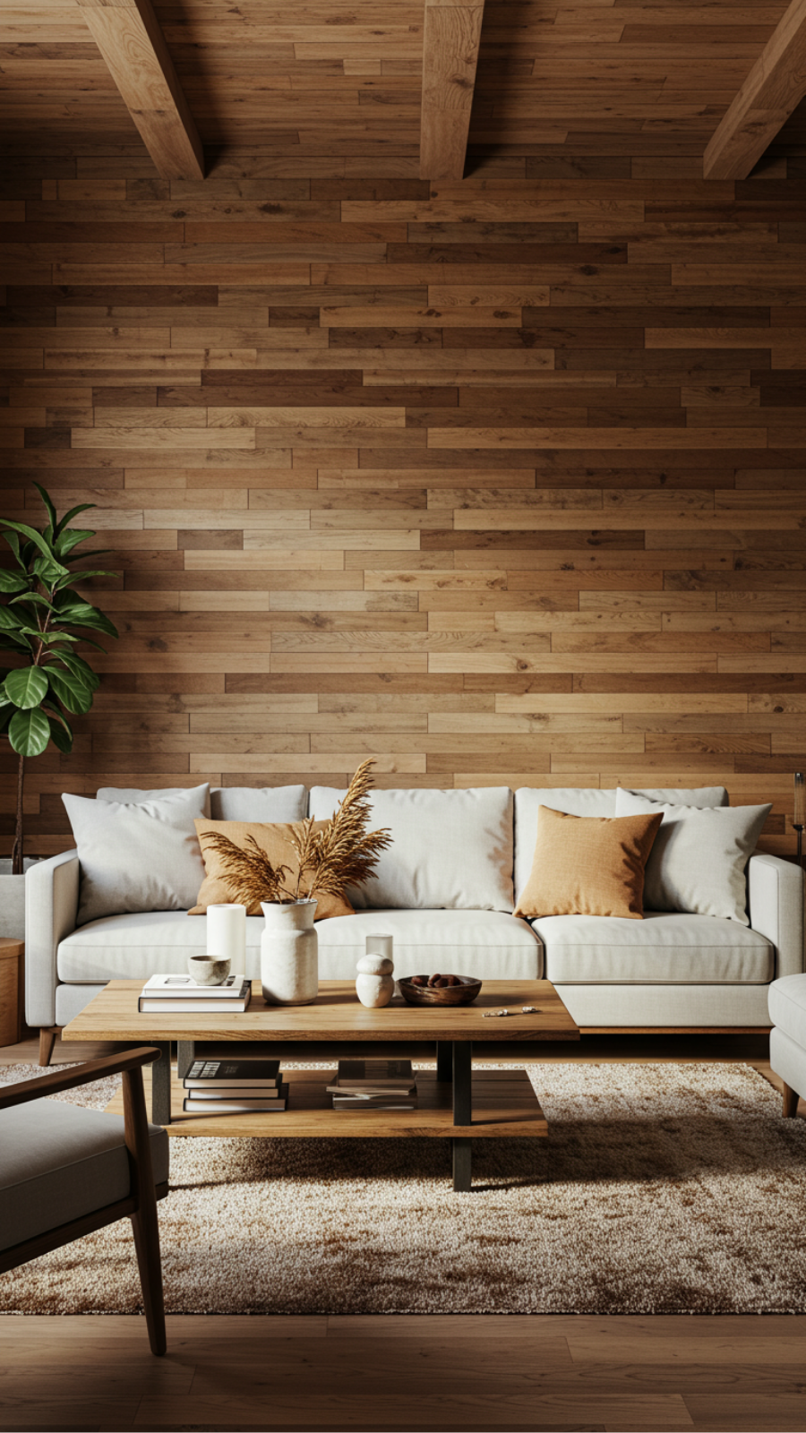 Natural Vibes: Incorporate Wood Slat Walls for Organic Aesthetics