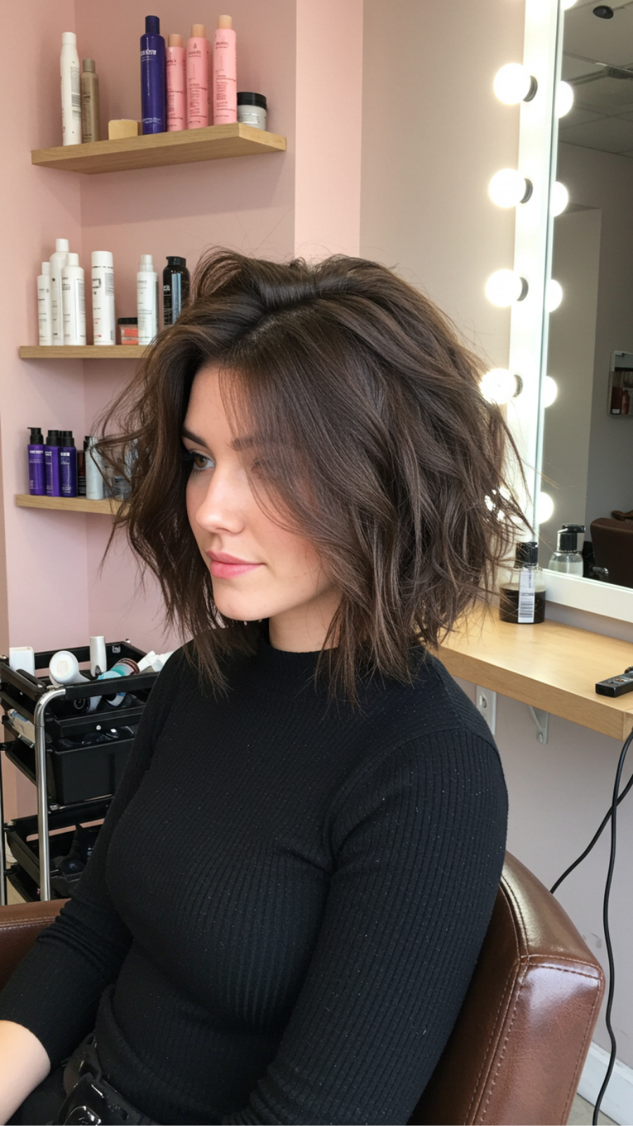 Shaggy Lobs for Diamond Faces: Embrace Volume and Texture