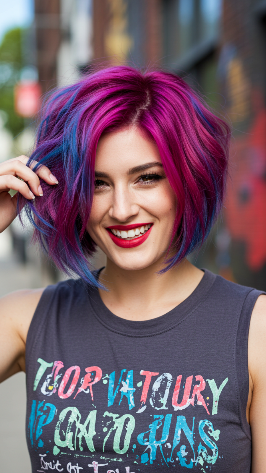 Color-Enhanced Bob: Vibrant Hues to Elevate Your Look