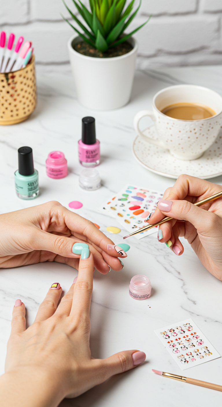 6 DIY Nail Art Techniques for Beginners