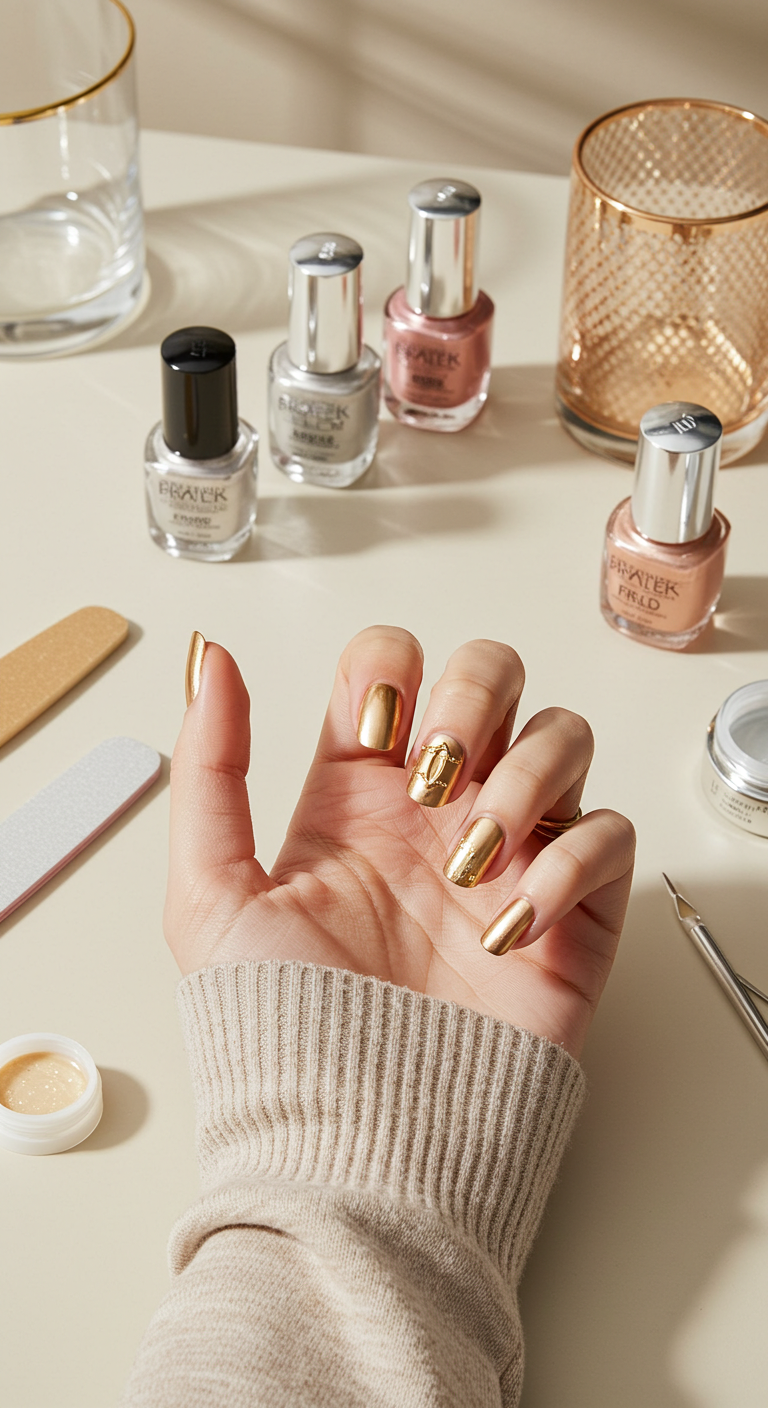 Top 10 Metallic Accents to Elevate Your Manicure
