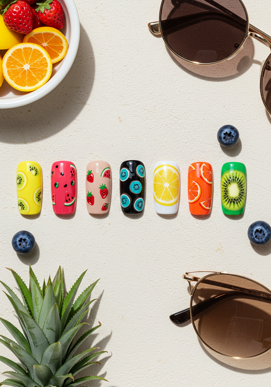 7 Summer Fruit Nail Ideas for a Playful, Juicy Look